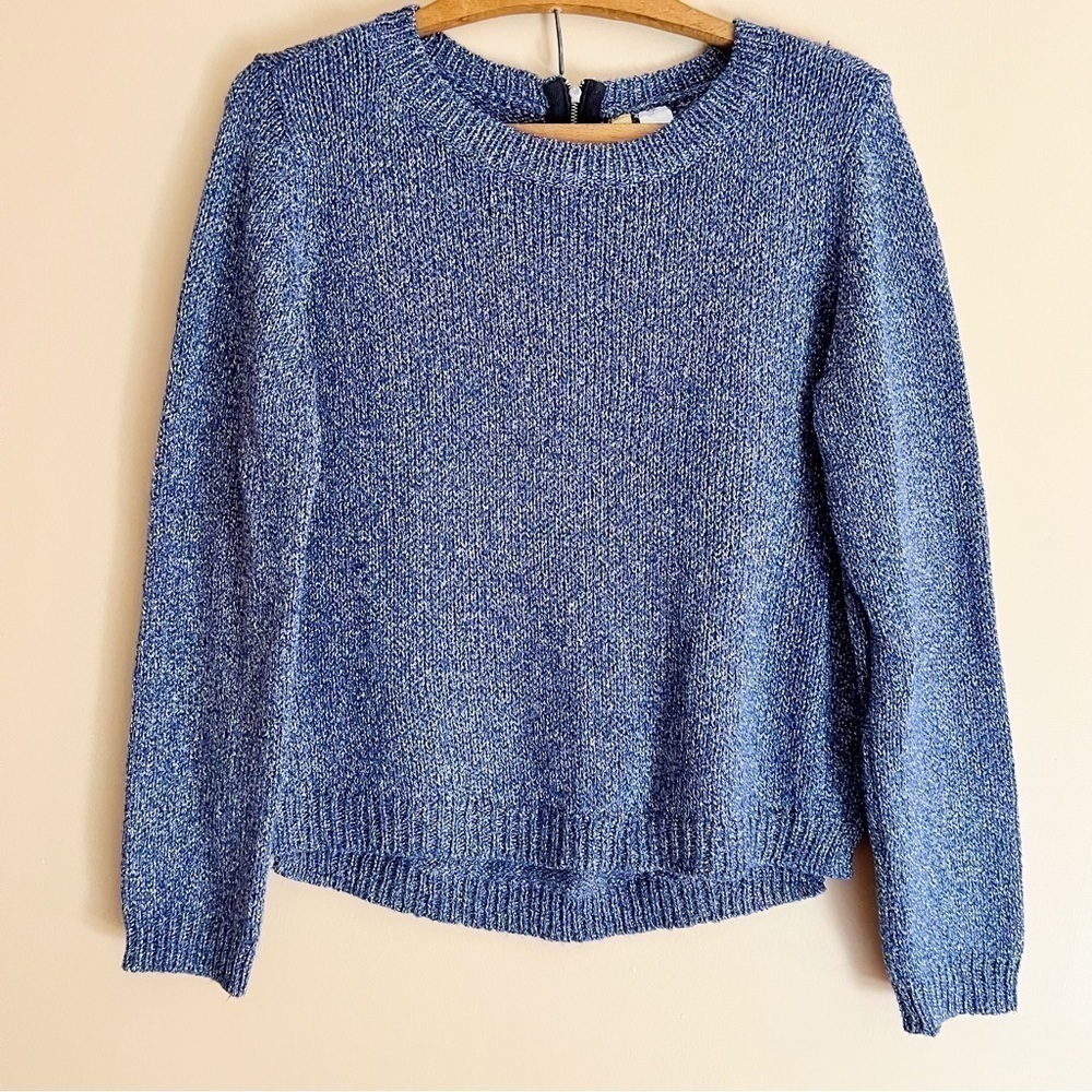 H&M Divided Blue Sparkle Knit Sweater